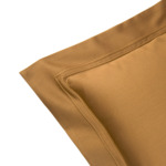 Yves Delorme - Taie d'oreiller en satin marron, Triomphe