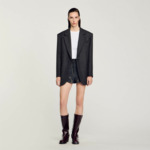 Veste de costume à carreaux