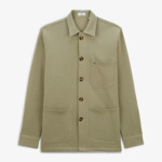 Veste Dave en molleton vert kaki clair
