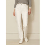 PANTALON DENIM DROIT ECRU