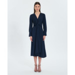 Robe longue satinée nocturne