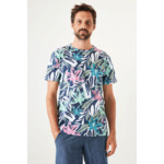 Men T-shirt Blue