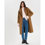 Manteau Myrthe Noisette en Polyester