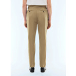 Chino ajusté en toile de coton