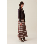 Veste cuir lisse cintrée