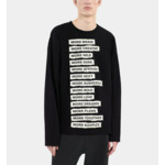 T-Shirt Manches Longues Noir Homme