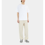 T-Shirt Blanc Avec Broderie Logo Homme