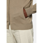 Gilet à Capuche en Laine Mérinos