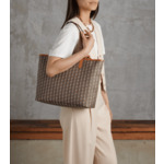 Grand sac cabas horizontal Camille en toile monogramme