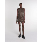 Robe courte à sequins