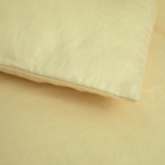 Desforges - Housse de couette en satin de coton lavé rose, Palerme