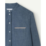 Chemise Britany en coton marine