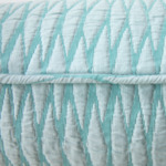 Yves Delorme - Housse de coussin en coton bleu, Le Cap