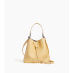 Sac seau Louise en cuir grainé