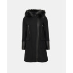 Manteau Gerson Noir en Laine