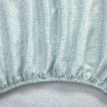Yves Delorme - Drap housse en satin de coton vert, Bahamas