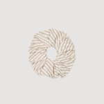 Chouchou strassé à rayures