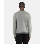 Pull Col Rond Bi-Color