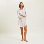 Laurence Tavernier - Chemise de nuit en satin, Essentiel Uni