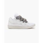 Lanvin Leather Curb Sneaker 3.0 White