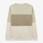 Sweat à col rond tricolore logo ciment