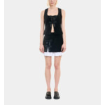 Top En Velours Noir Femme