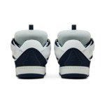 Lanvin Curb Sneakers White Navy Blue