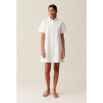 Robe chemise courte brodée