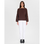 Pull Nili Chocolat en Laine