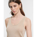 Top Nara Champagne en viscose