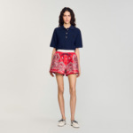 Short à imprimé bandana