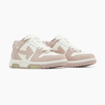 Off-White Out Of Office OOO Low Tops Pink White