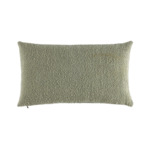 Yves Delorme - Housse de coussin en acrylique gris, Bouclette
