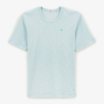 T-shirt slub Tristan bleu nuage