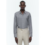 Chemise à col hirondelle en coton