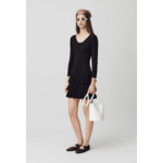 Robe courte maille fine