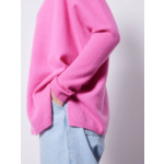 Pull poncho cachemire col V Faustine ROSE INDIEN