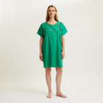 Laurence Tavernier - Chemise de nuit courte en satin, Hawai