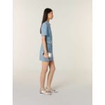 Robe courte en tweed à sequins