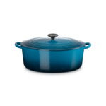 Cocotte ovale 31cm en fonte émaillée deep teal