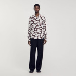 Chemise imprimé camélias