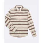 Chemise écrue & marron