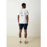 T-shirt en coton à imprimé au dos