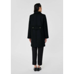 Manteau Marceau-Noir en Laine Froide
