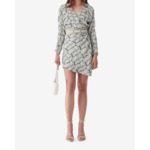 Robe Courte En Soie Imprimée Rita