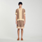 Chemise imprimée à manches courtes