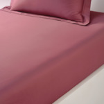 Yves Delorme - Drap housse en satin de coton bleu, Triomphe