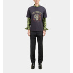 T-Shirt Manches Courtes Avec Print Skull Coeur Devant Homme