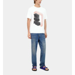 T-Shirt Manches Courtes Avec Print A Neon The Kooples Homme