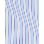 Chemise marion en popeline rayée bleu clair